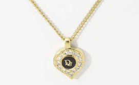 Christian Dior CD Logo Necklace ASL2670