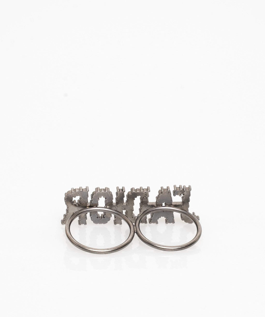 Dior Style J'ADIOR Letter Zircon Ring – El blin-blín