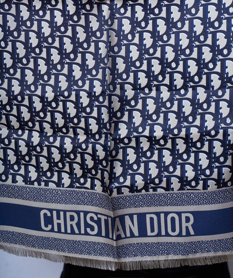 NEW/FOUND Dior Check Silk Scarf