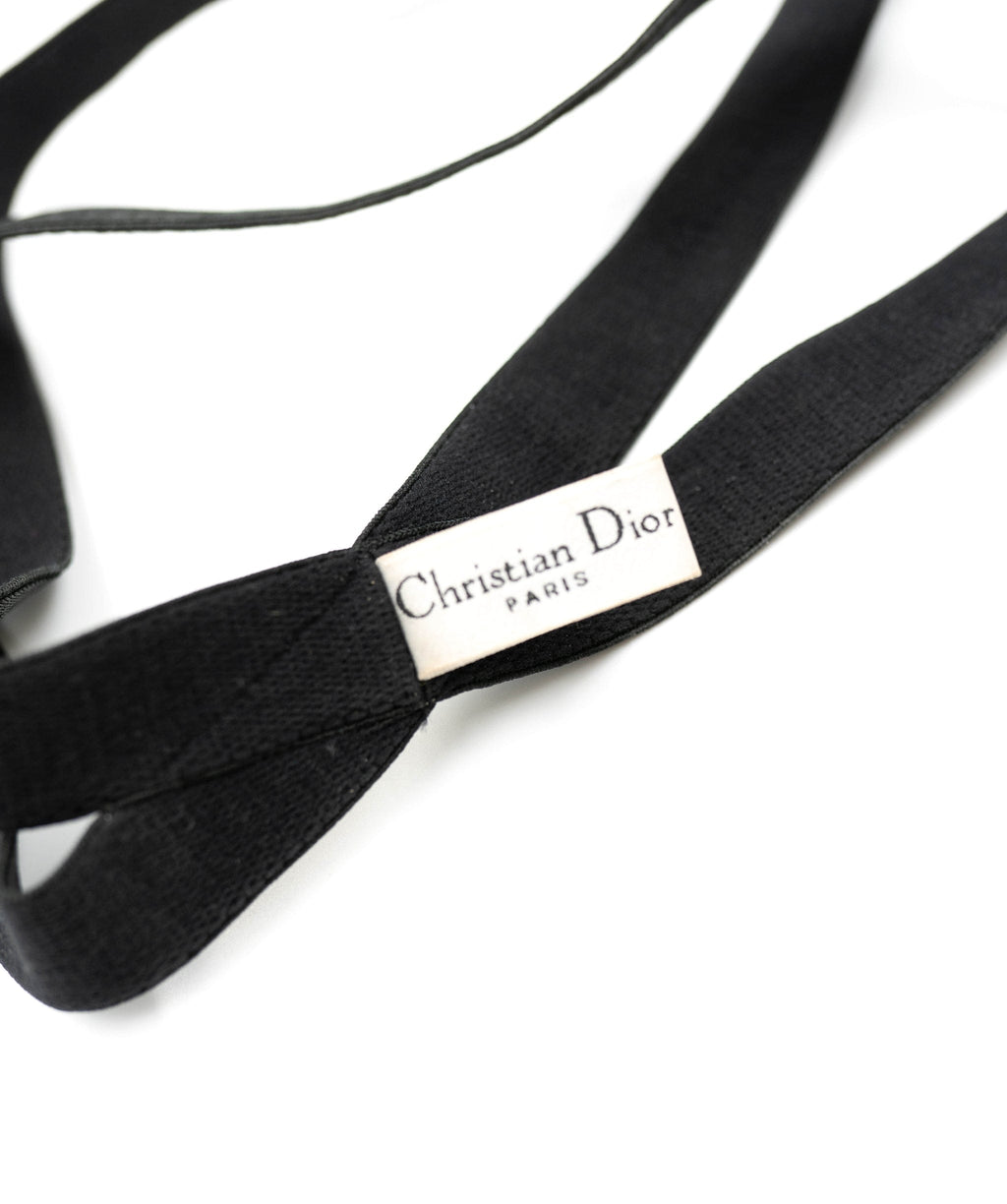 Christian dior stretchy black headband AGC1348 LuxuryPromise