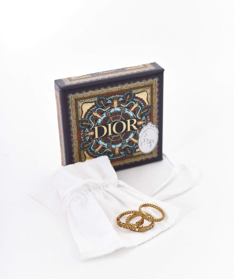 Christian Dior Christian Dior triple ring set