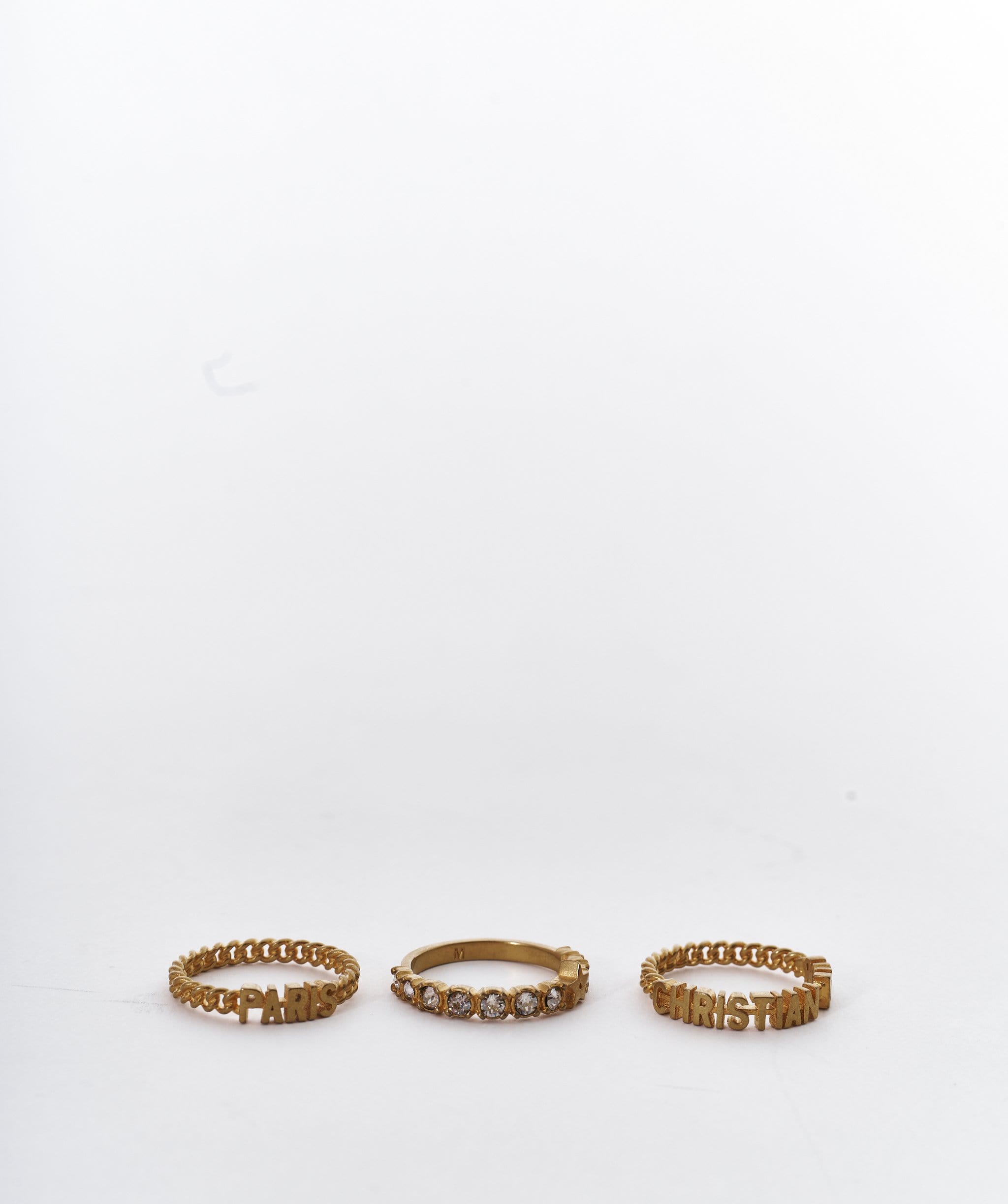 Christian Dior Christian Dior triple ring set