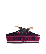 Christian Dior Dior Additional Bag Strap Pink Canvas GHW AGL1065
