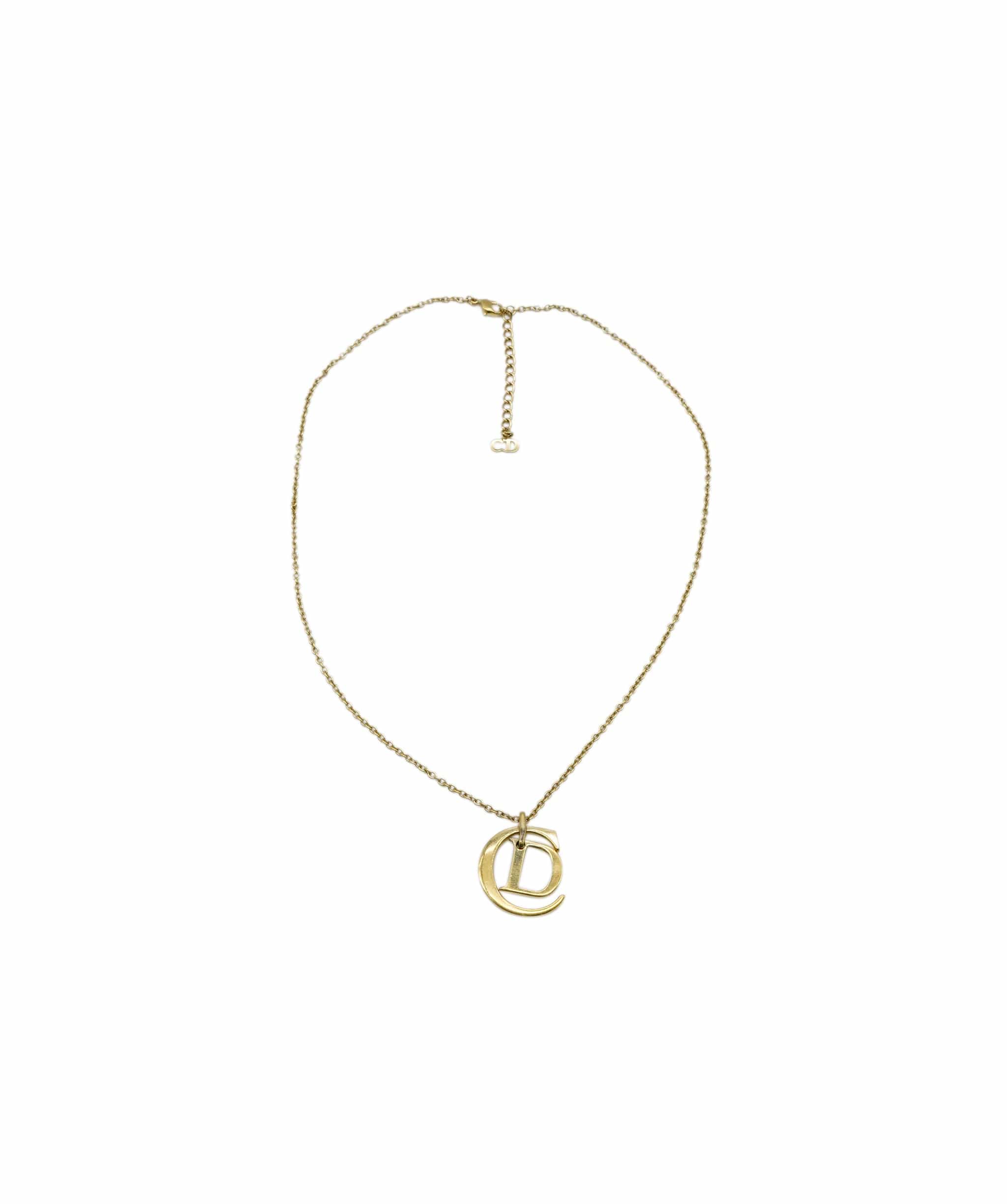 Christian Dior Dior D in C moon necklace AWL4469