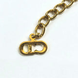 Christian Dior Dior Gold Logo Necklace  PXL2448