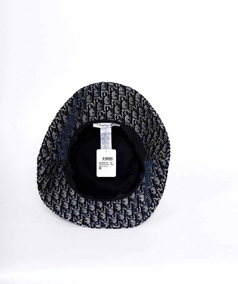 Black Dior Bucket Hat