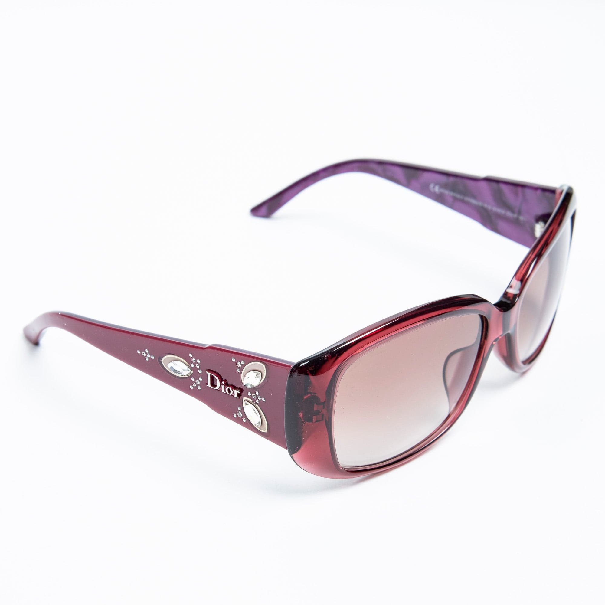Christian Dior Dior Purple Rhinestone Sunglasses - AWL2313