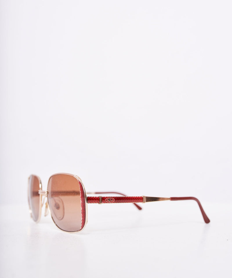 Christian Dior Dior Vintage Chevron Frame Sunglasses AWL1008