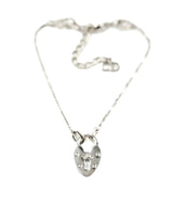 Christian Dior Dior Vintage Padlock Silver Necklace with bracelet - AWC1750