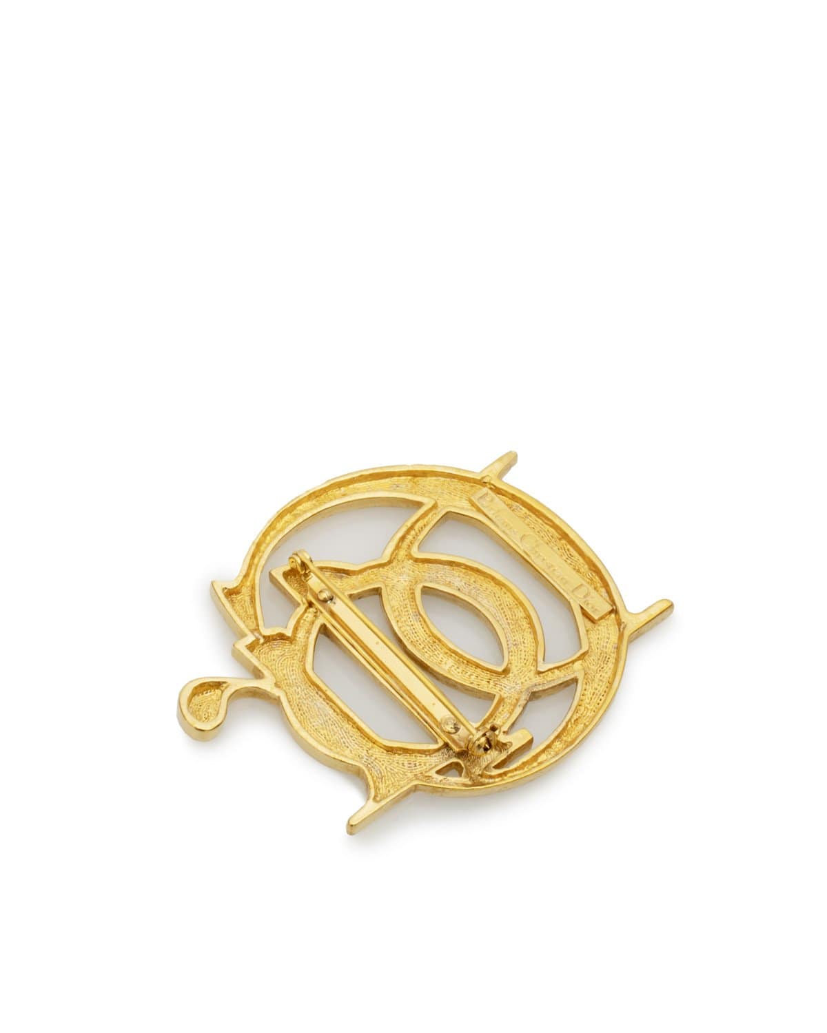 Christian Dior Vintage Christian Dior golden pin brooch - AWC1081