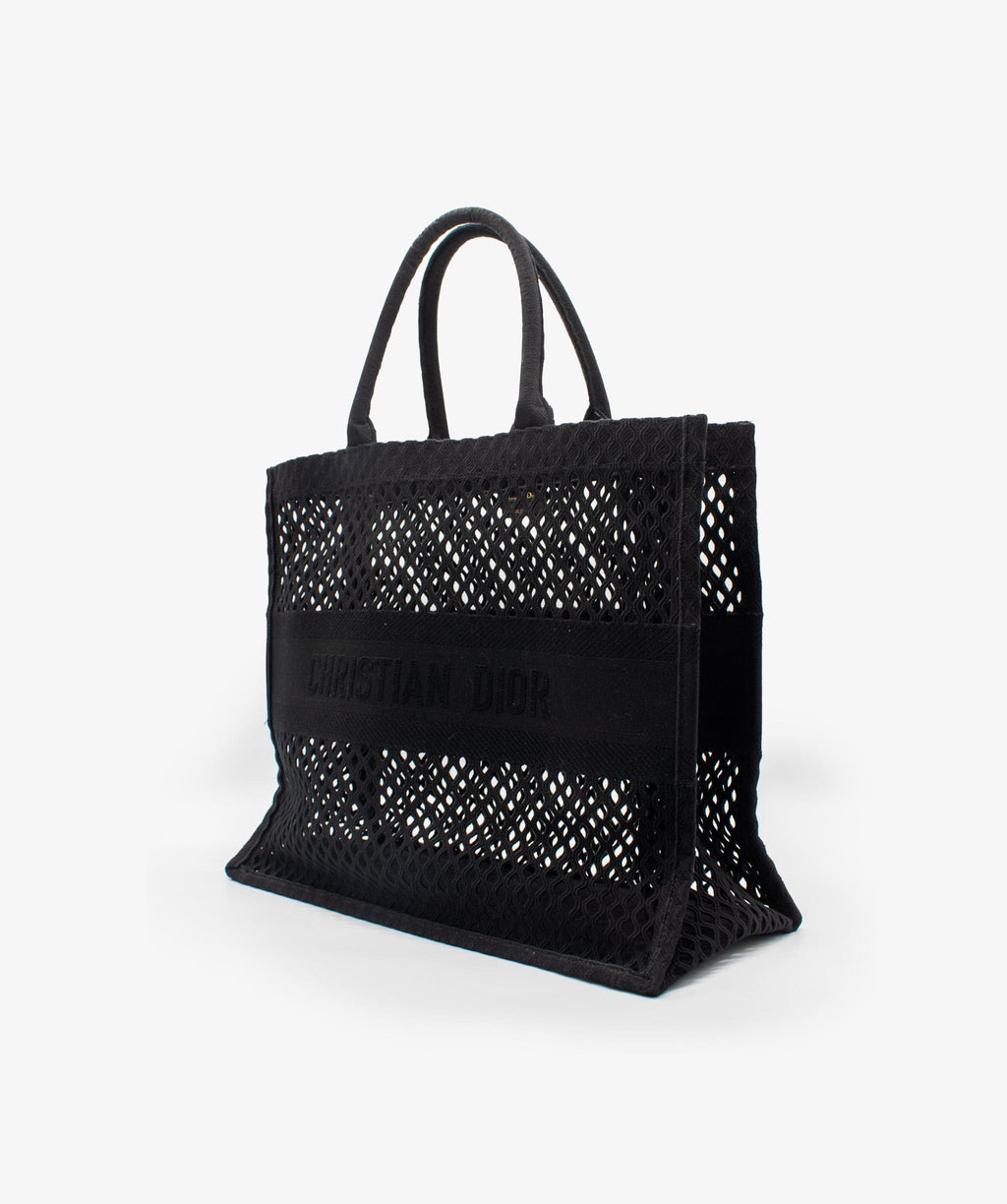 Christian dior discount tote bag black