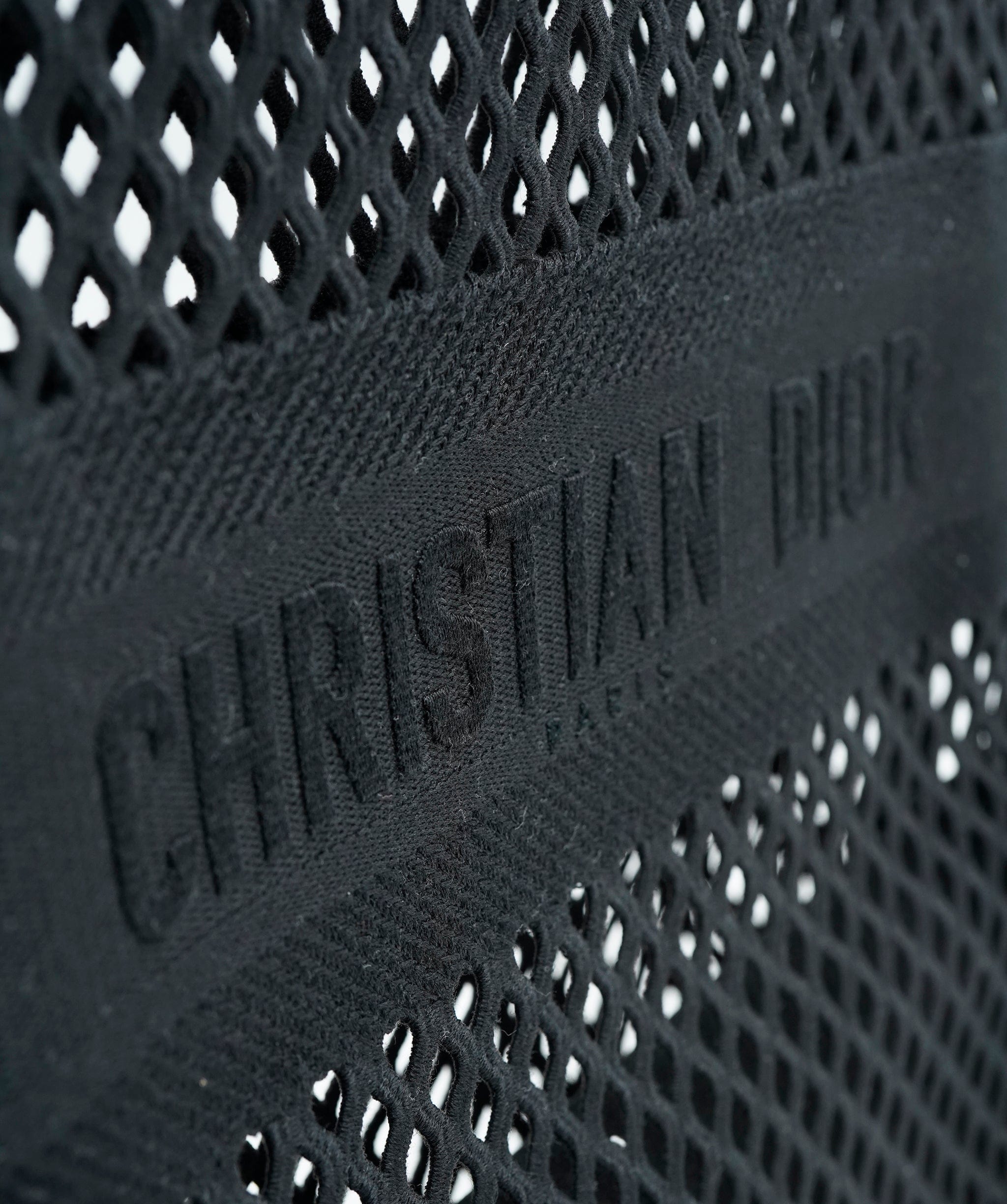 Christian Dior Christian Dior Book Tote Black Mesh ASL7033