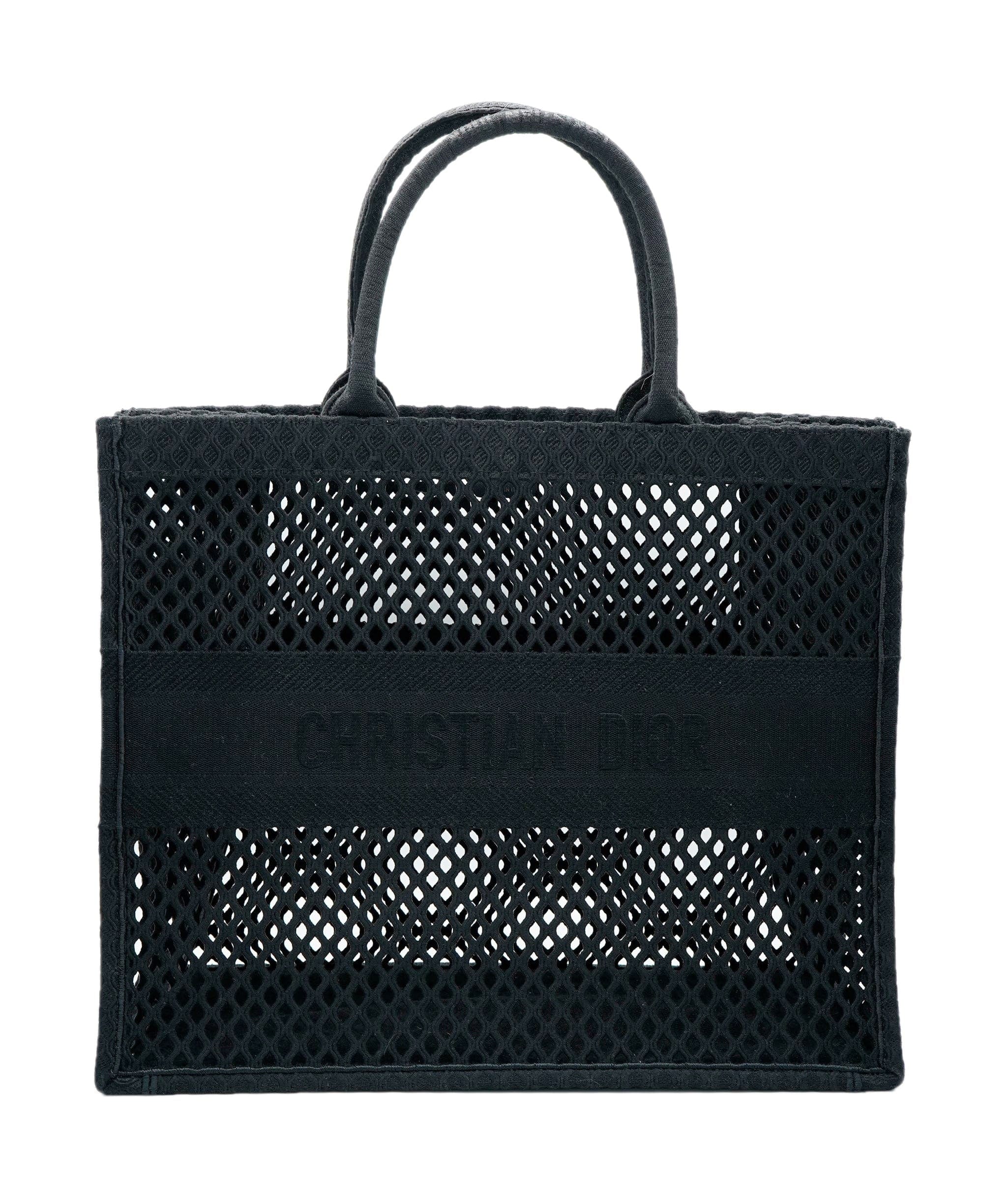 Christian Dior Christian Dior Book Tote Black Mesh ASL7033