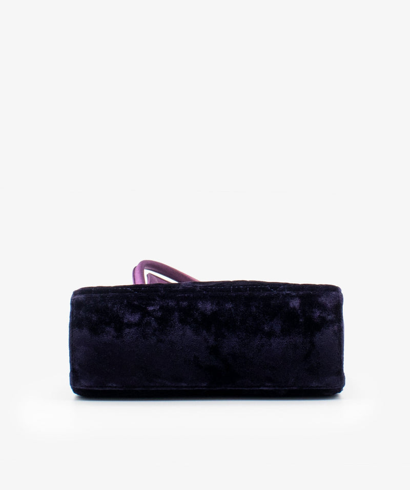 Christian Dior Christian Dior Cannage Velvet Handbag