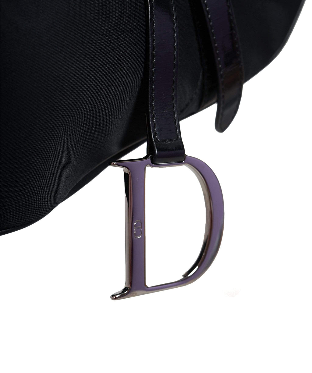 Christian Dior Black Saddle Bag with Strap ○ Labellov ○ Buy and Sell  Authentic Luxury