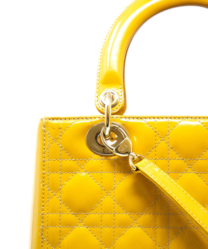 Yellow dior clearance bag