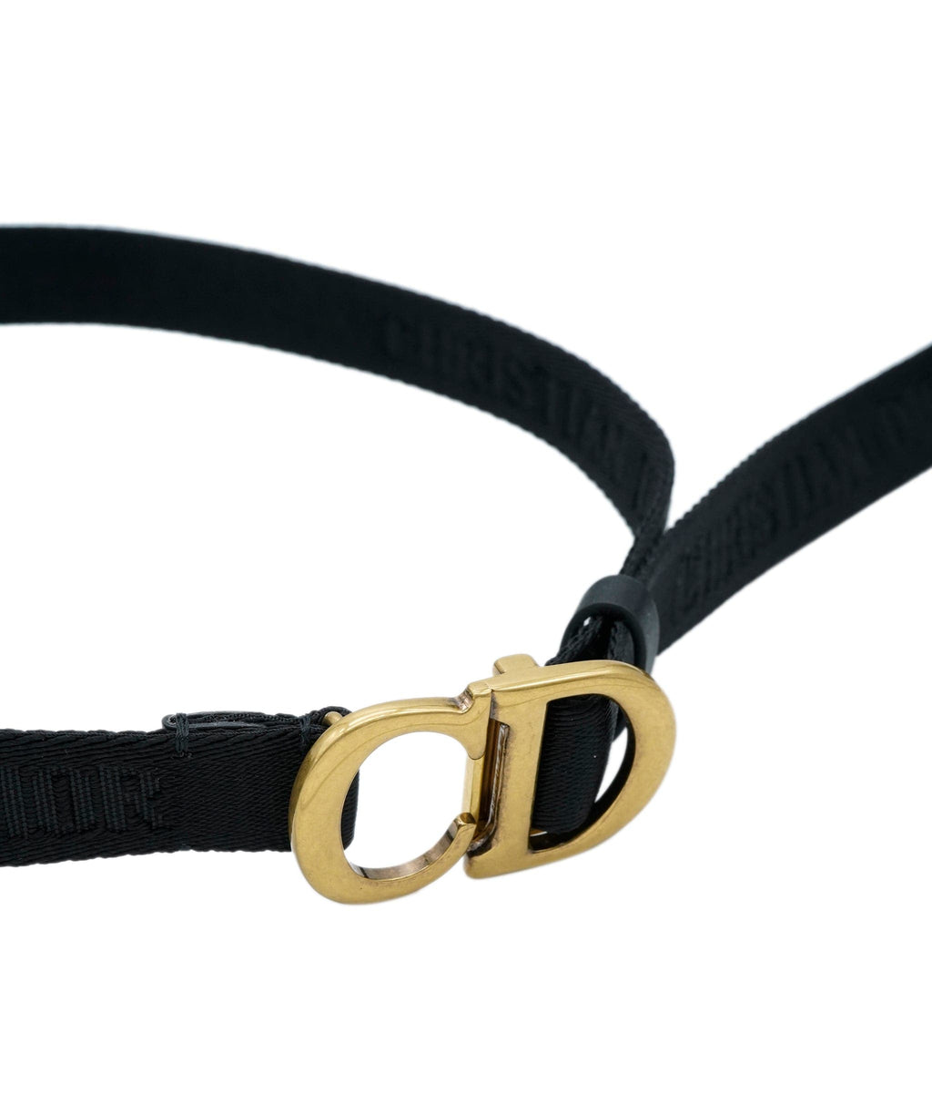 Christian dior on sale saddle nylon belt