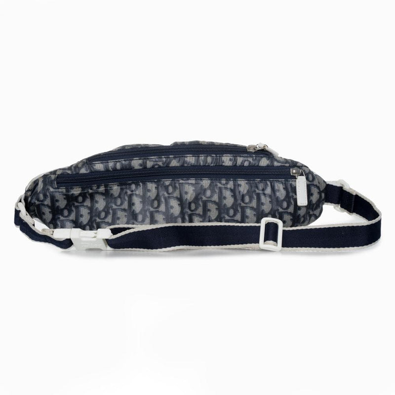 Christian Dior Christian Dior Trotter Navy Canvas Waist Pouch NW3008