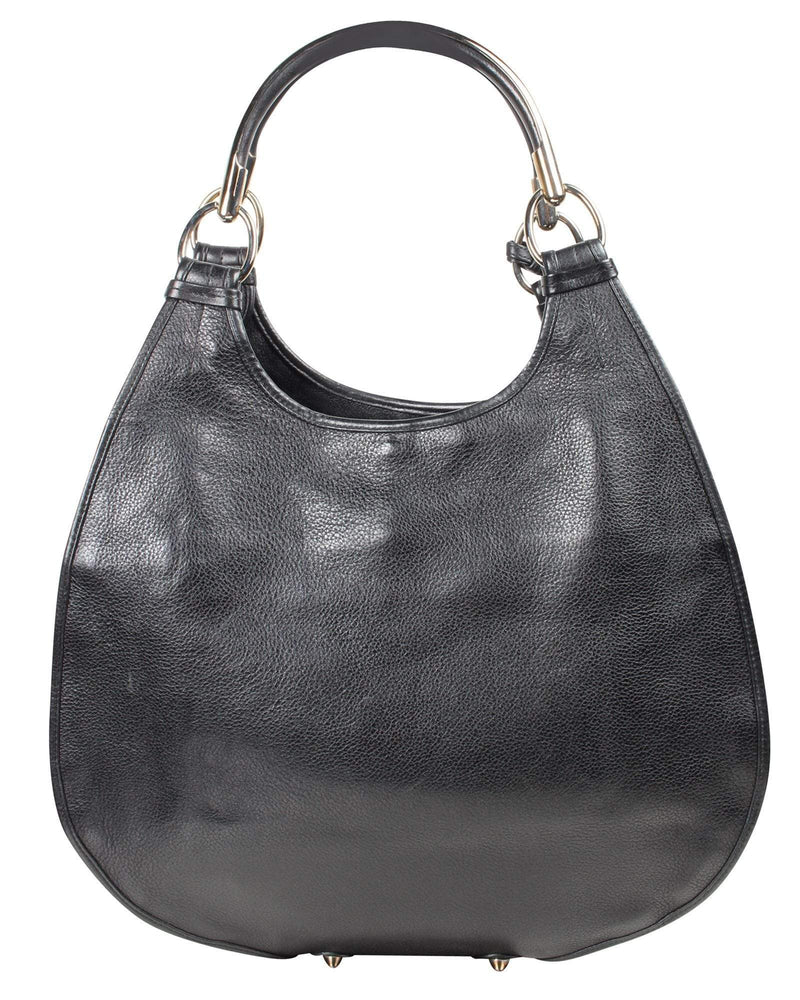Christian Dior Dior 61 Tote Black Leather Hobo Bag