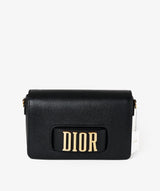 Christian Dior Dior Black 'DIOR' Crossbody