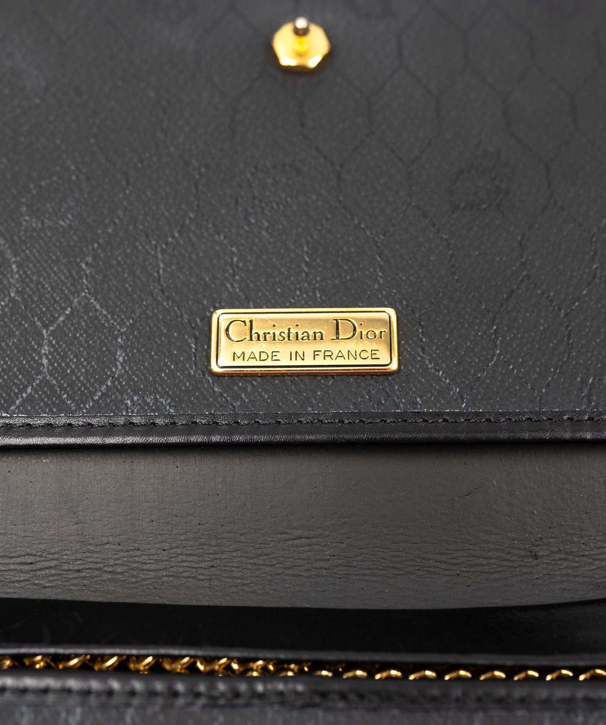 Christian Dior Dior Black PVC Canvas Vintage bag - AWL2234