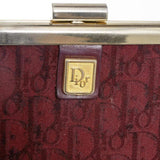 Christian Dior Dior Burgundy Vintage Clutch AWL1146