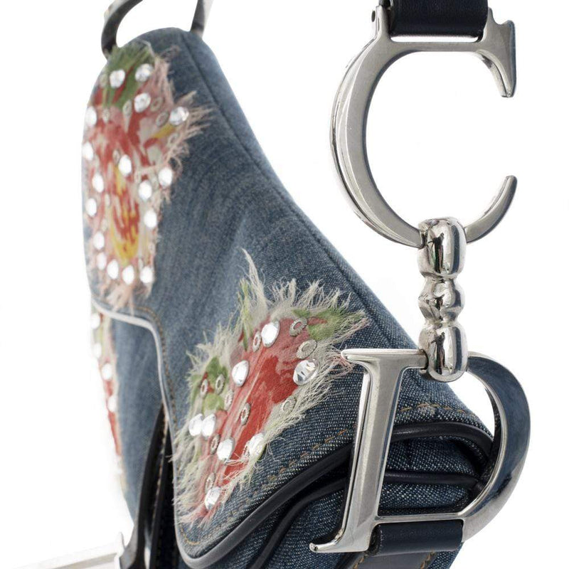 Christian Dior Dior Jean Detailed Saddle Bag- ASL1139