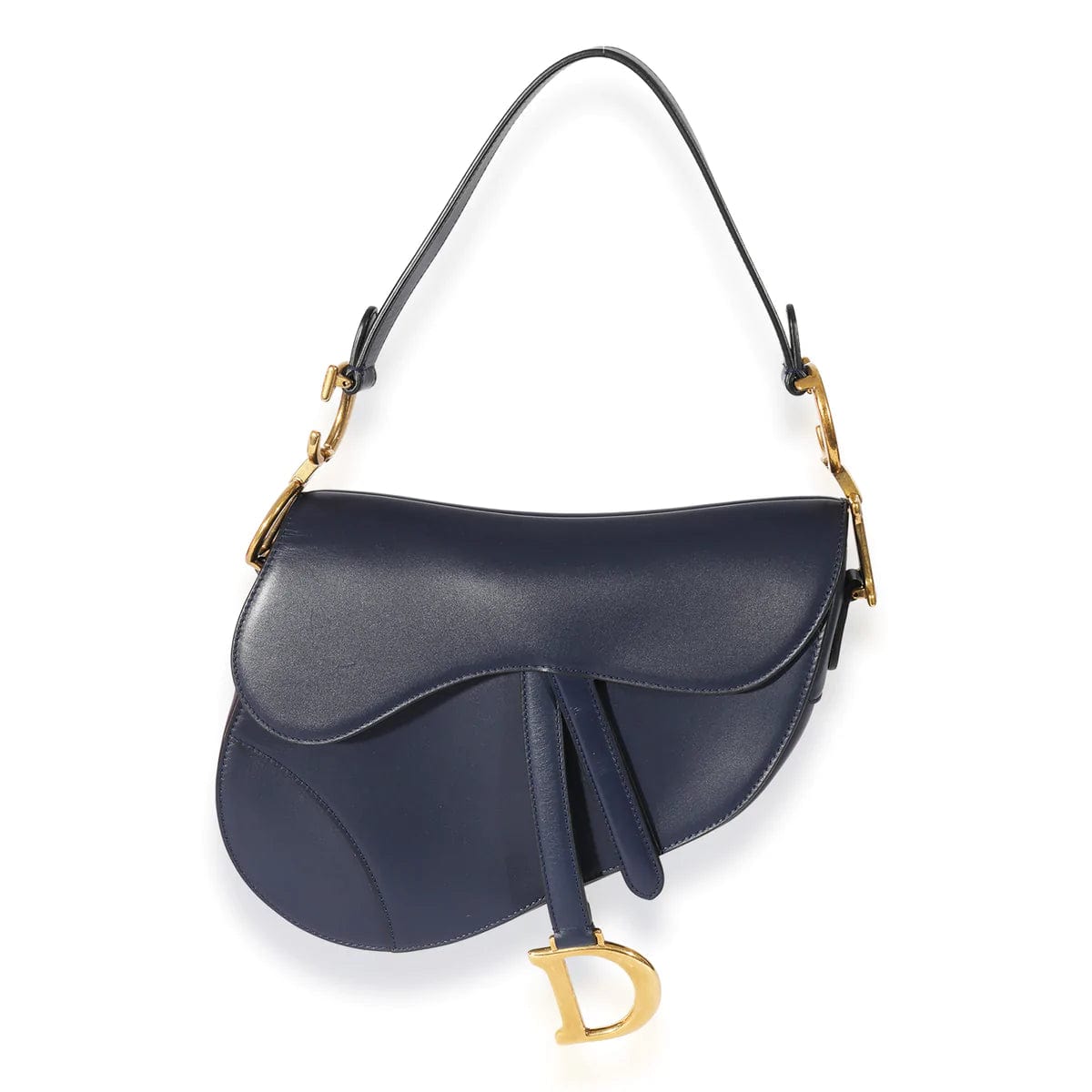 Christian Dior Dior Navy Leather Saddle ASC1500