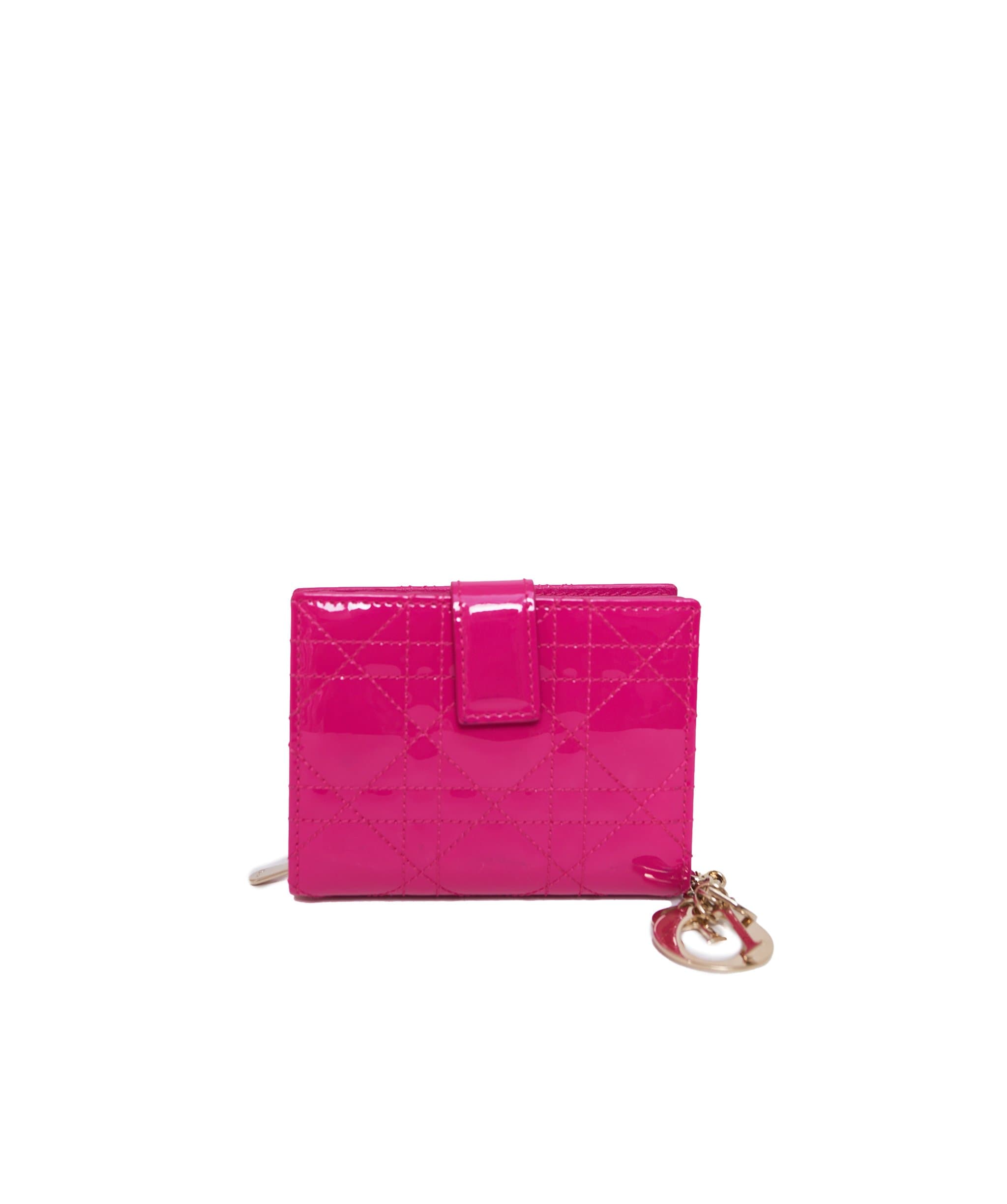 Christian Dior Dior Patent Pink Wallet - ADL1190