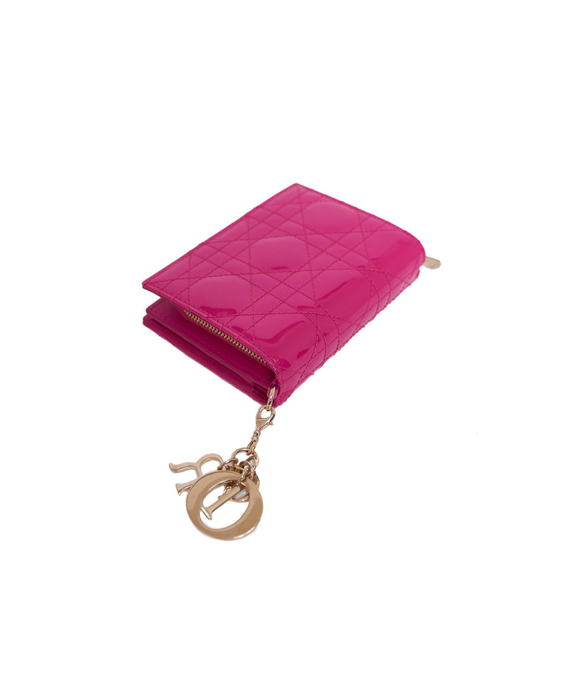 Christian Dior Dior Patent Pink Wallet - ADL1190