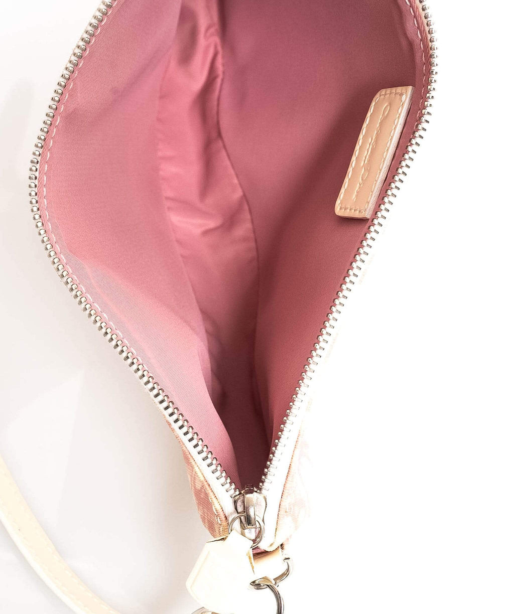 Dior Pink Oblique Coated Canvas Saddle Pouch AGC1028 – LuxuryPromise