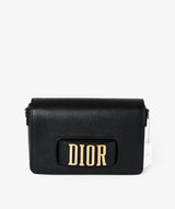 Christian Dior Dior(R)evolution Black Leather Crossbody & Clutch Bag