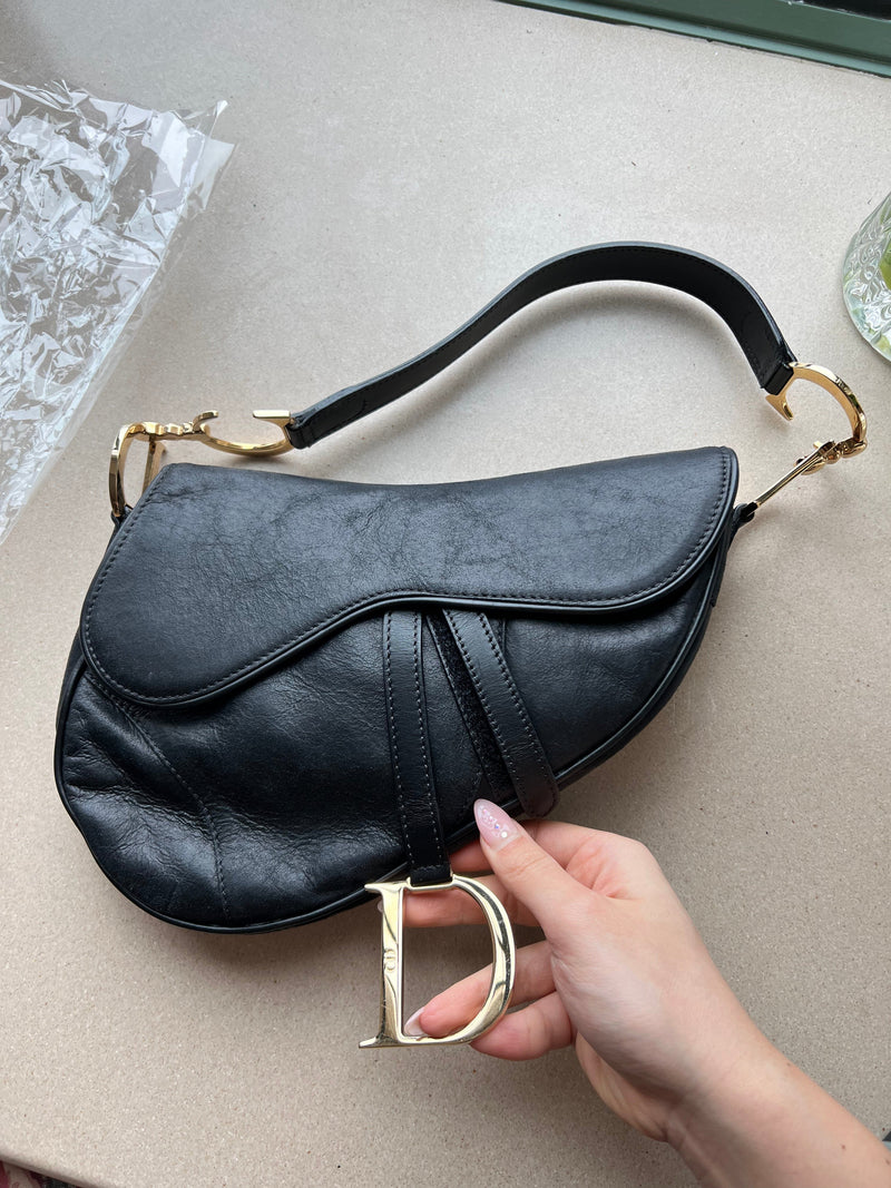 Dior Authenticated Saddle Vintage Handbag