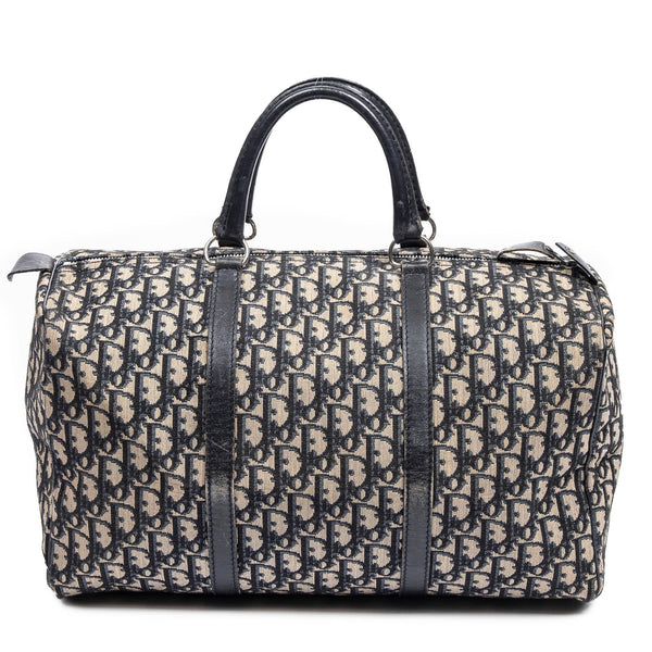 Dior Oblique Trotter Canvas Boston Bag - Marmalade
