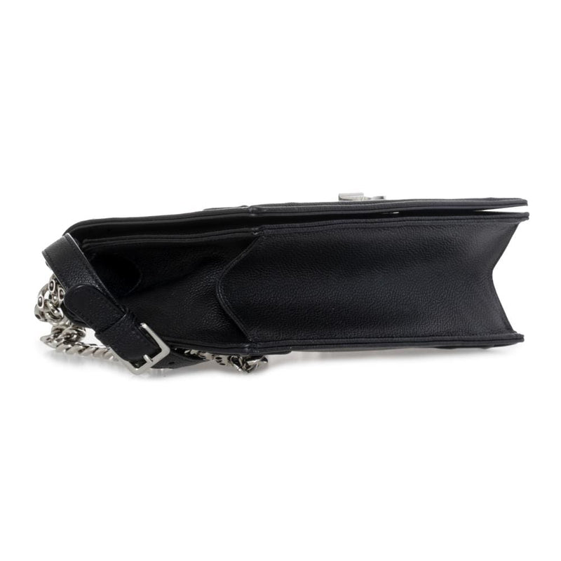 Christian Dior Diorama Black Bag With Silver Hardware