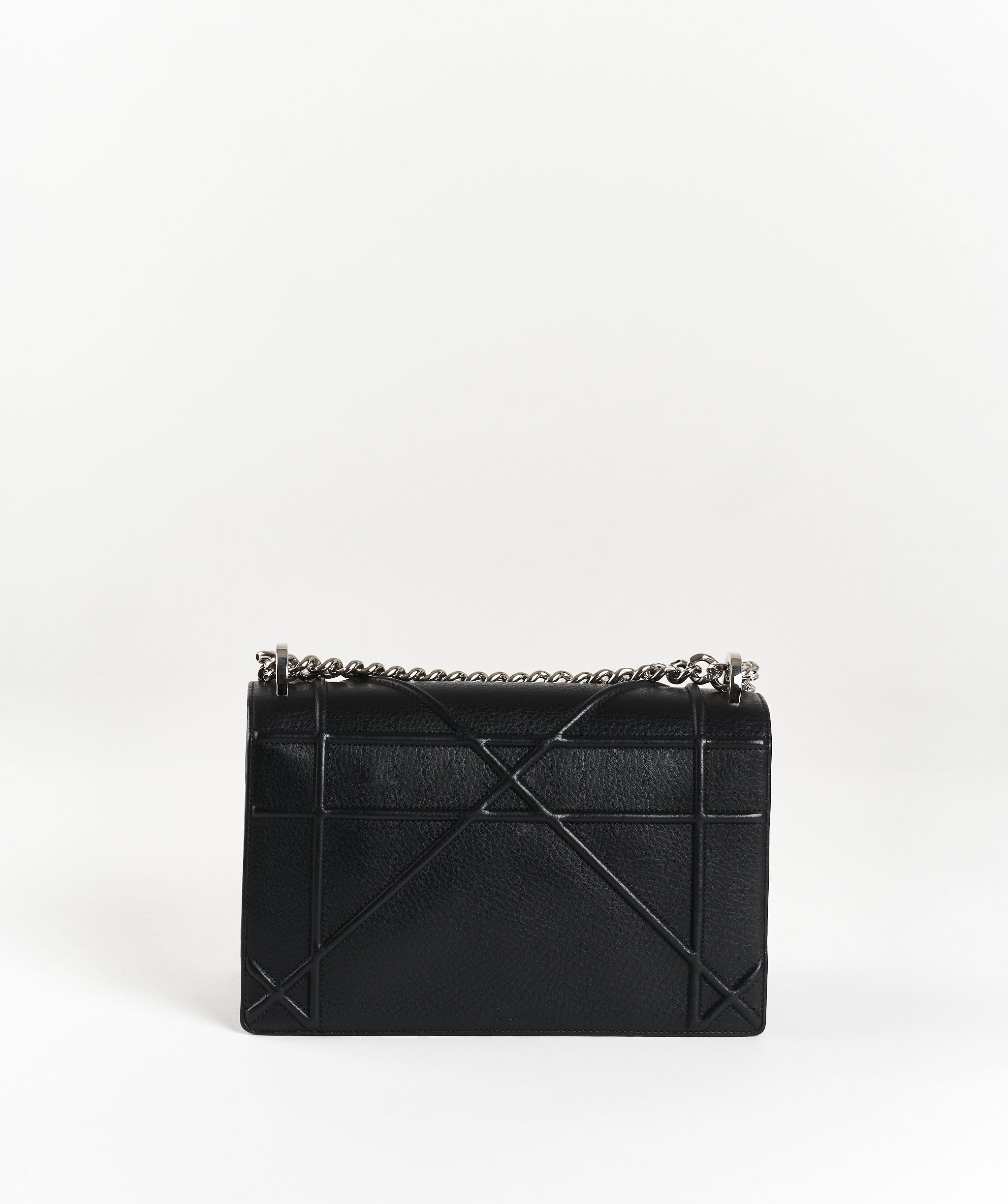 Christian Dior Diorama Black Medium Grained calf skin