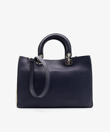 Christian Dior Diorissimo Blue Python Shopper Bag RJL1205