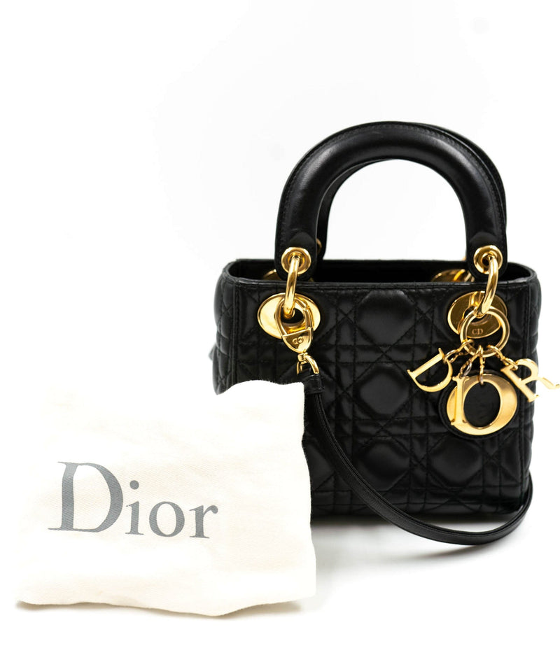 Christian Dior lady dior black mini  ALC0097