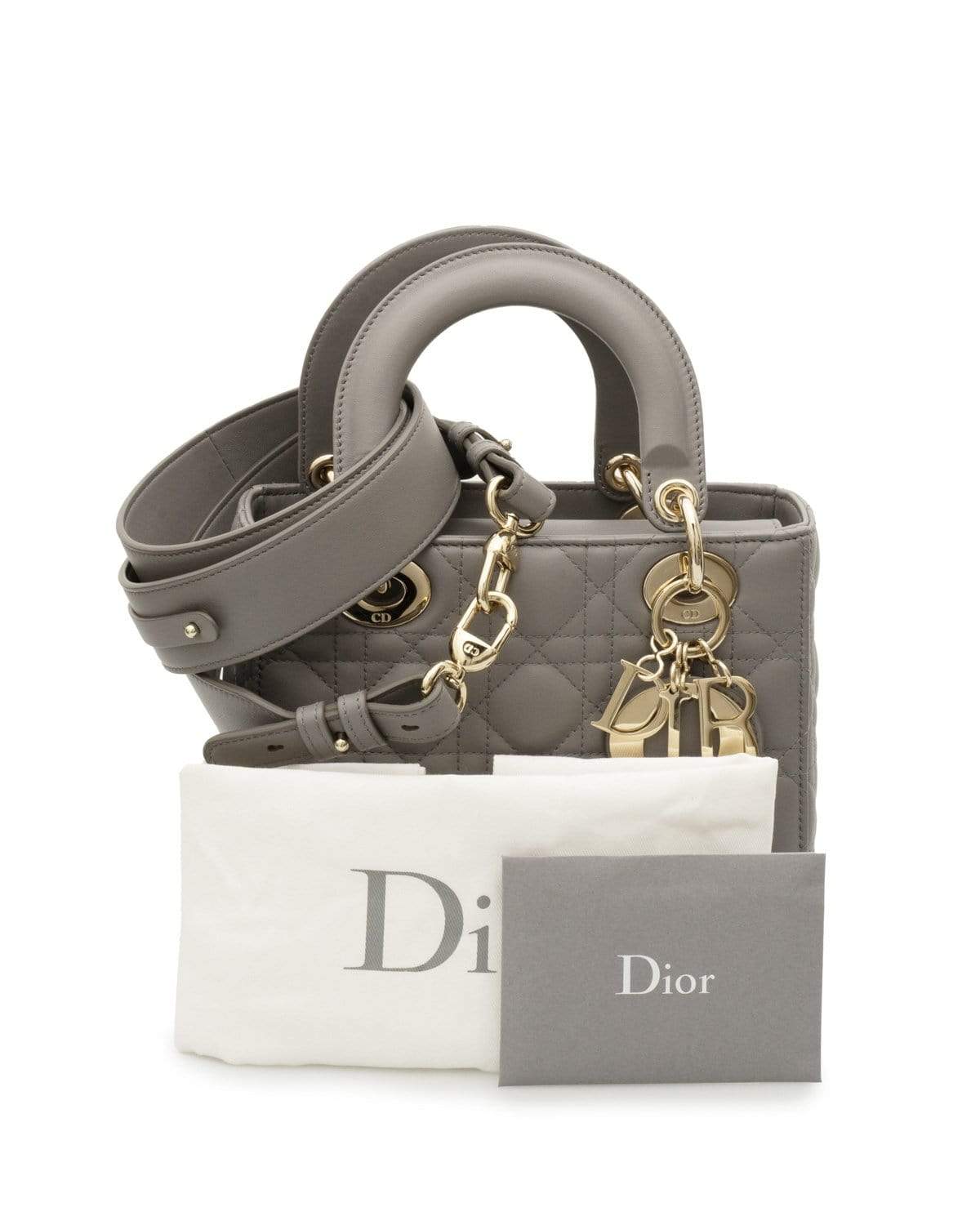 Christian Dior Lady Dior Grey Medium - RJL1281