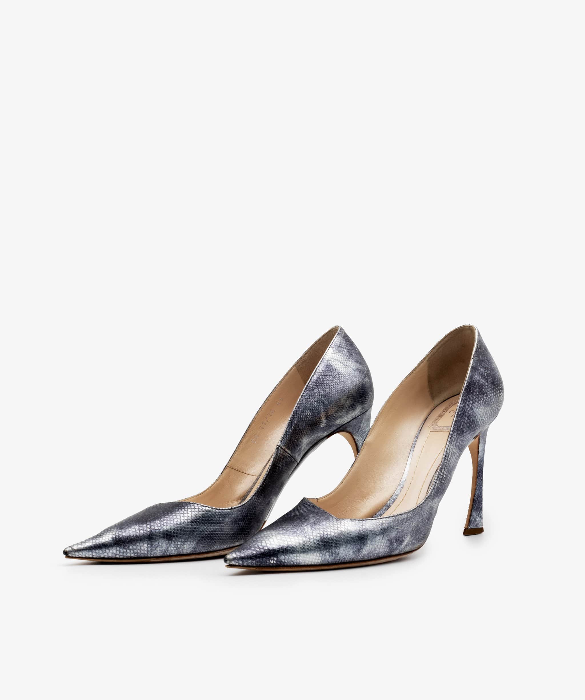 Christian Dior Metallic Lizard Skin Pumps CW1302 – LuxuryPromise