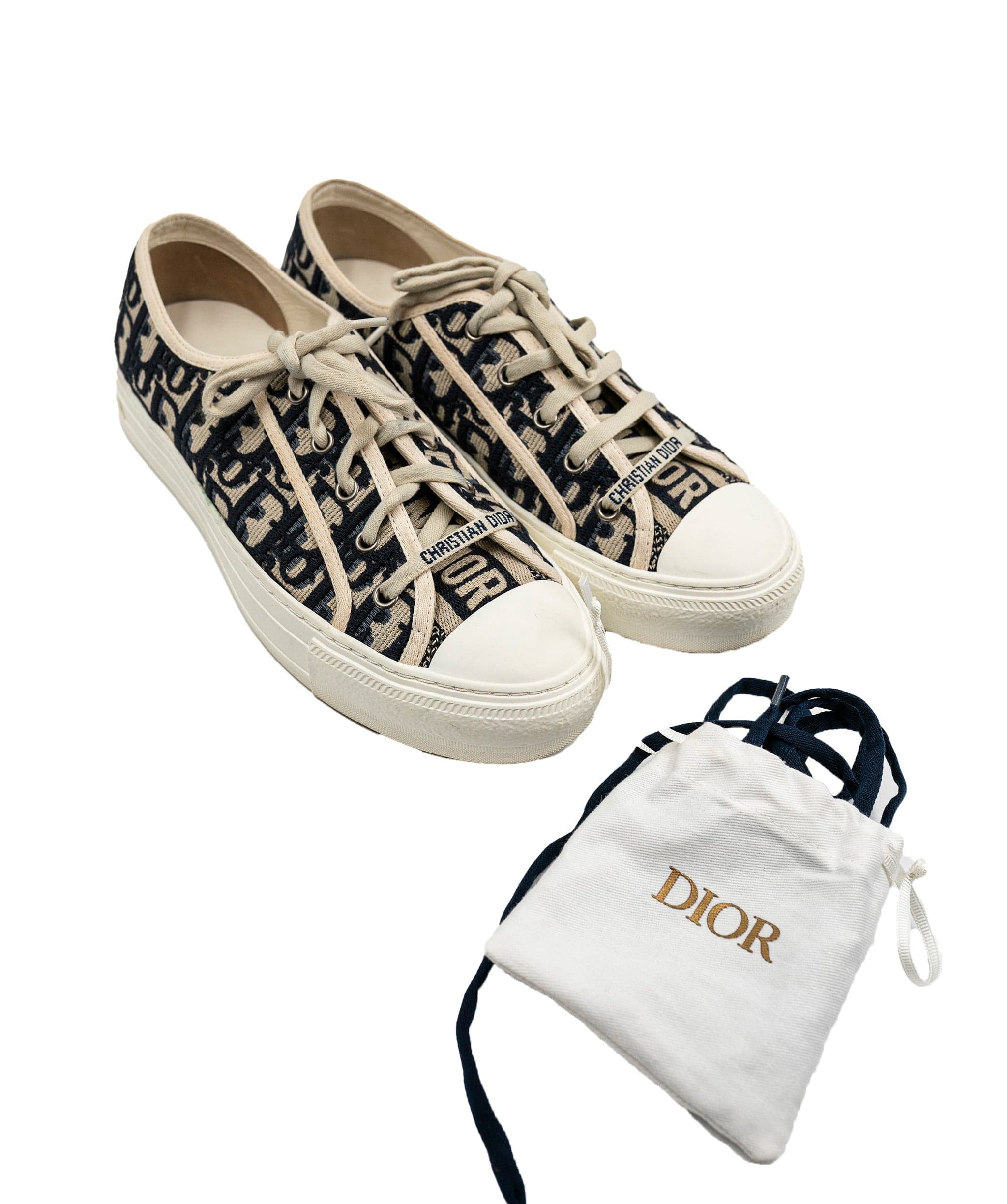 Christian Dior Dior canvas trainers 39.5 ALL0189