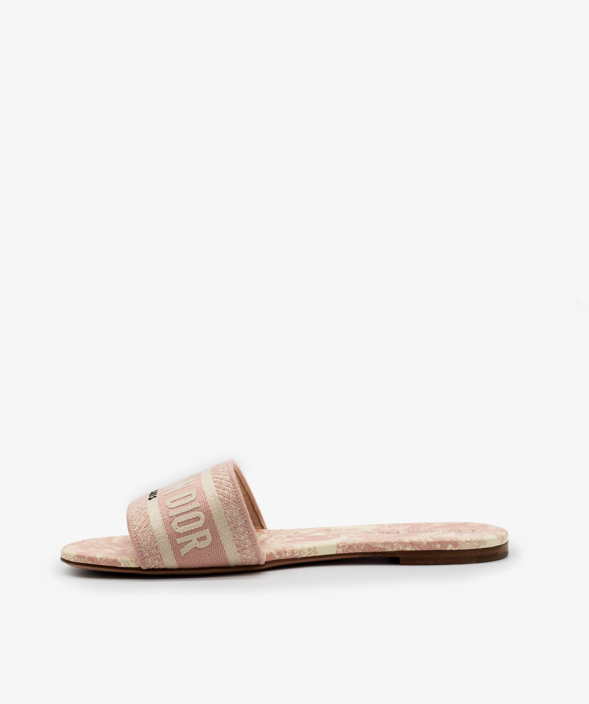 Christian Dior Dior Dway Pink Slides RJL1149