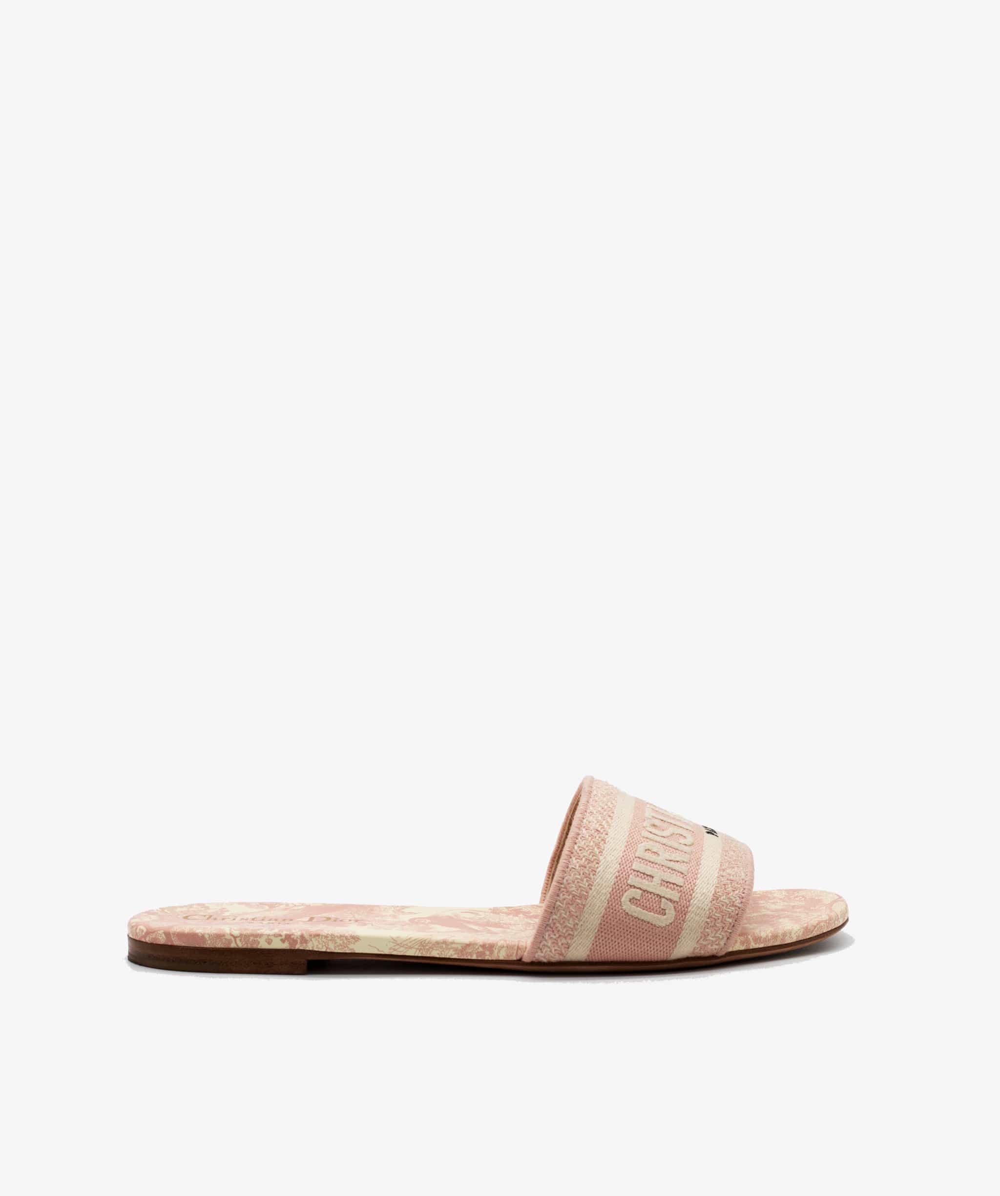 Christian Dior Dior Dway Pink Slides RJL1149