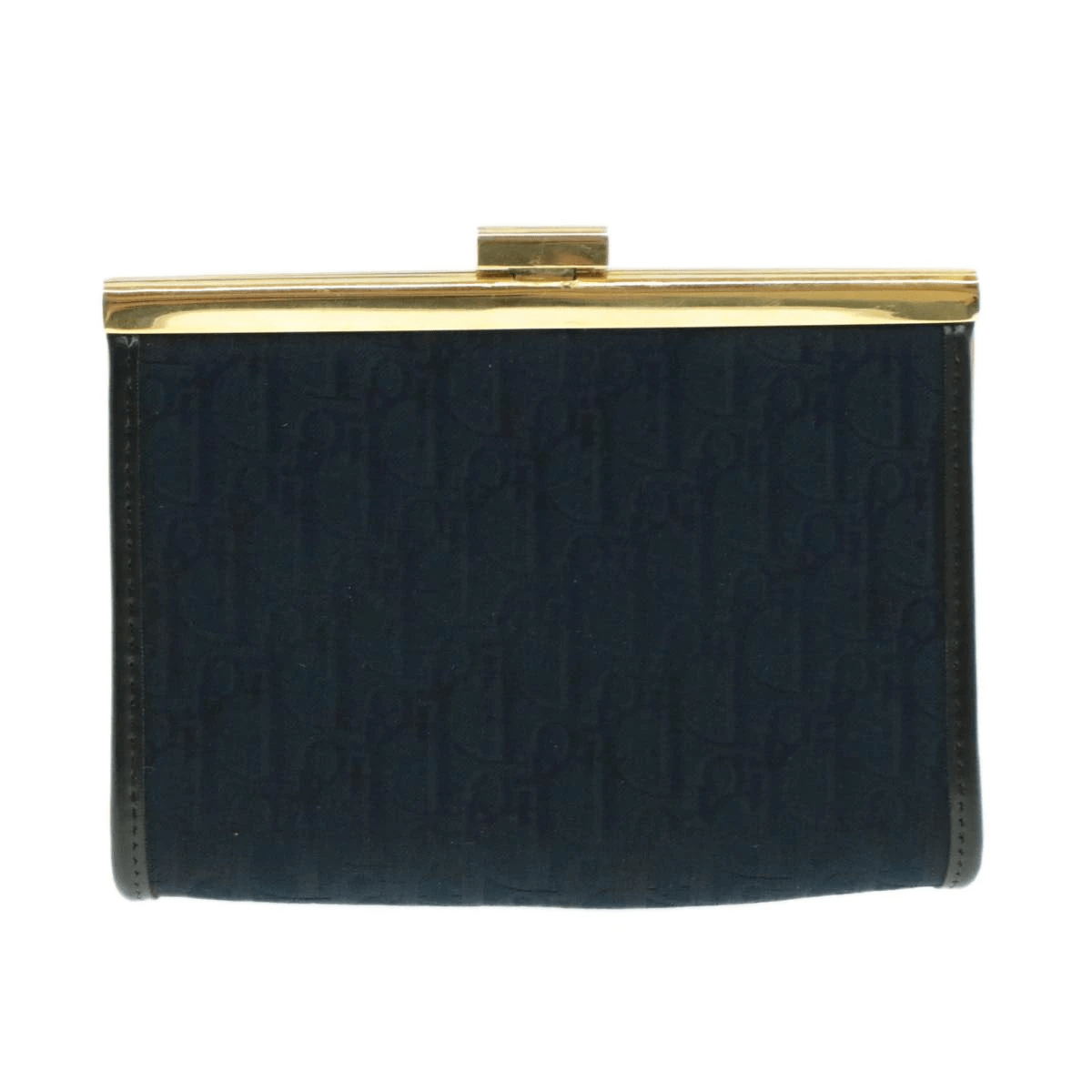 Christian Dior Christian Dior Trotter Canvas Wallet Blue Auth GT066