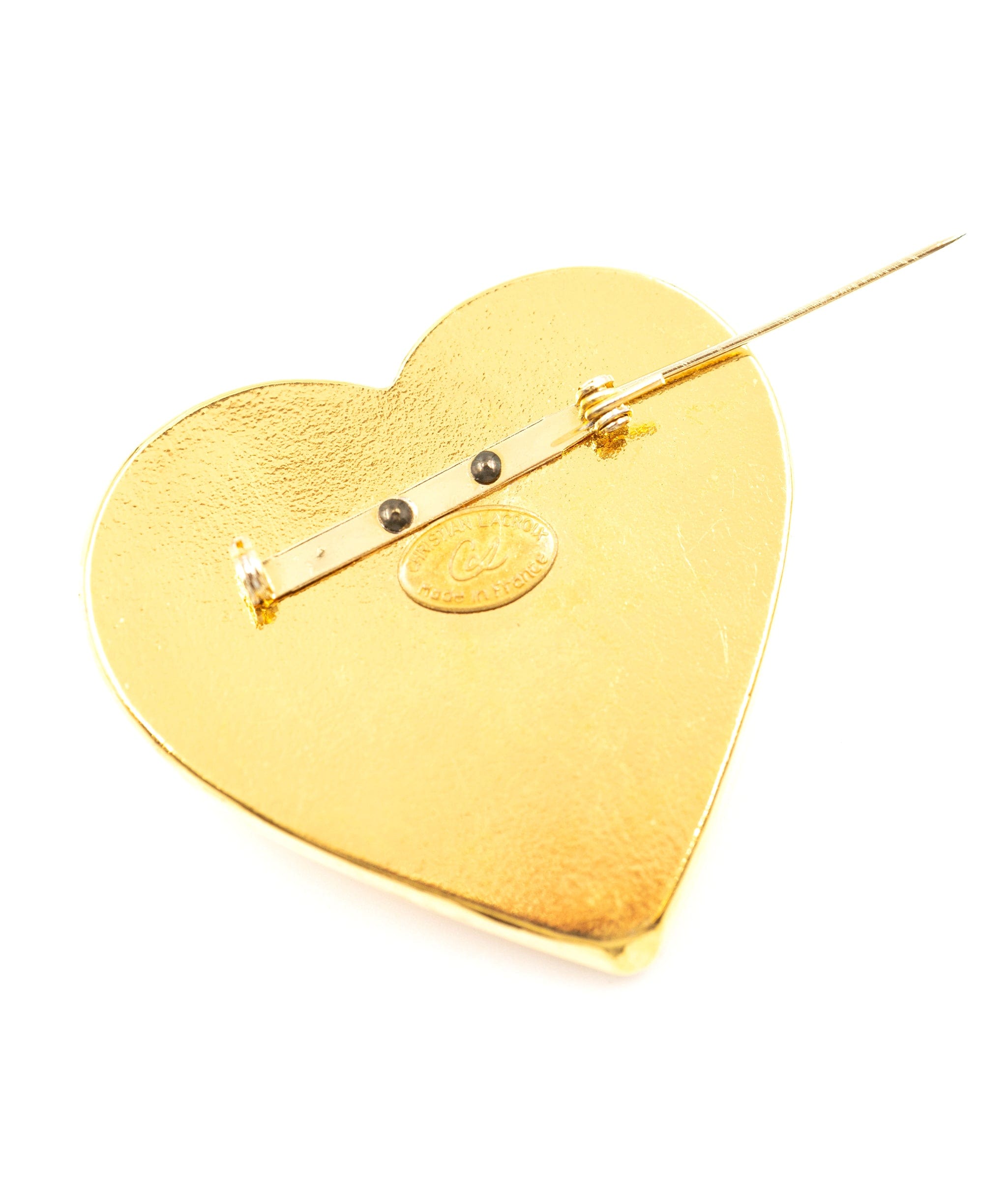 Christian Lacroix C Lacroix puffed heart brooch, with box - AEC1014
