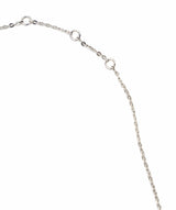 Dior Dior Logo Charm Necklace Silver Metal - 4028804