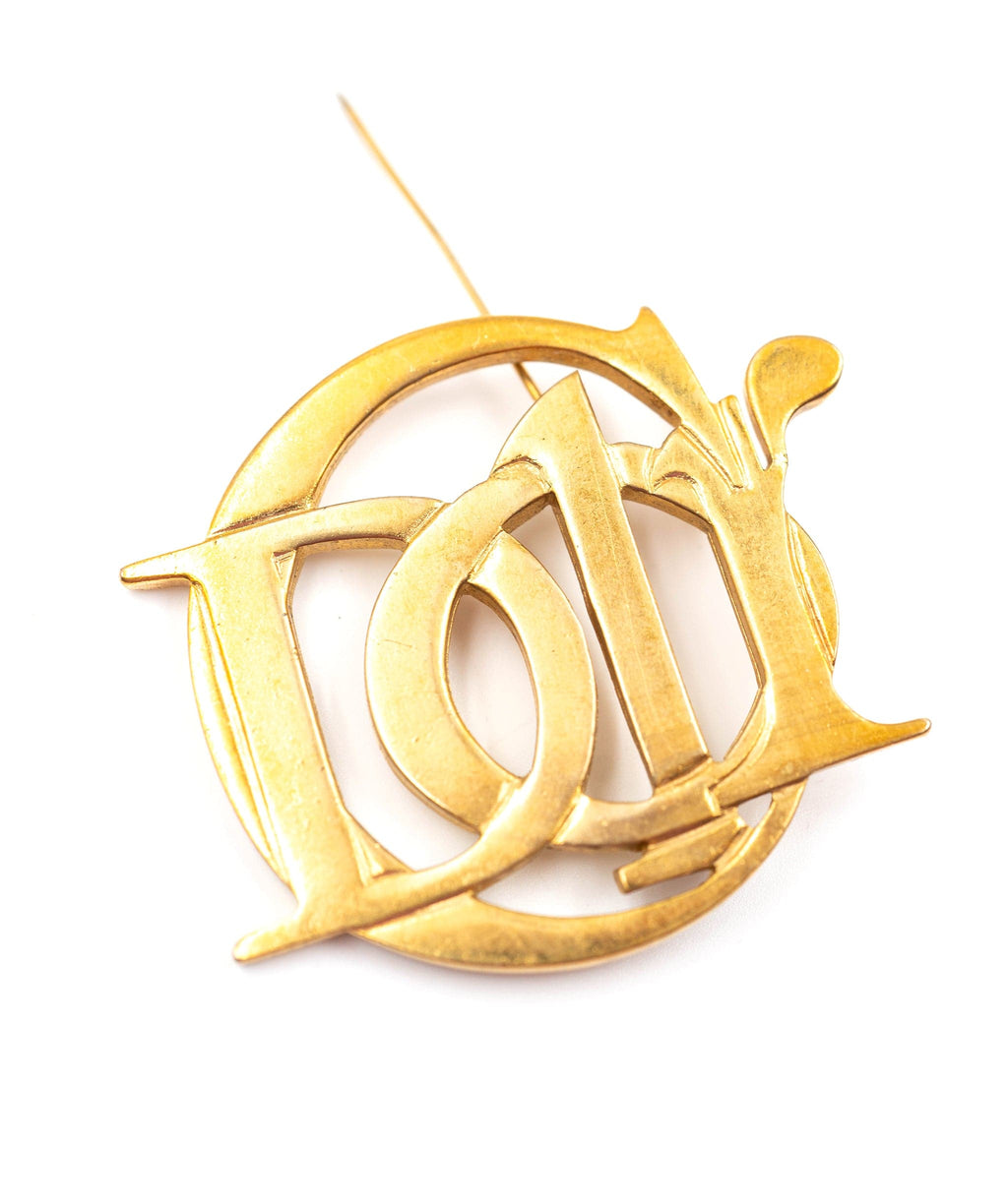 Vintage 1990s Dior "DIOR" logo Brooch AEL1007 – LuxuryPromise