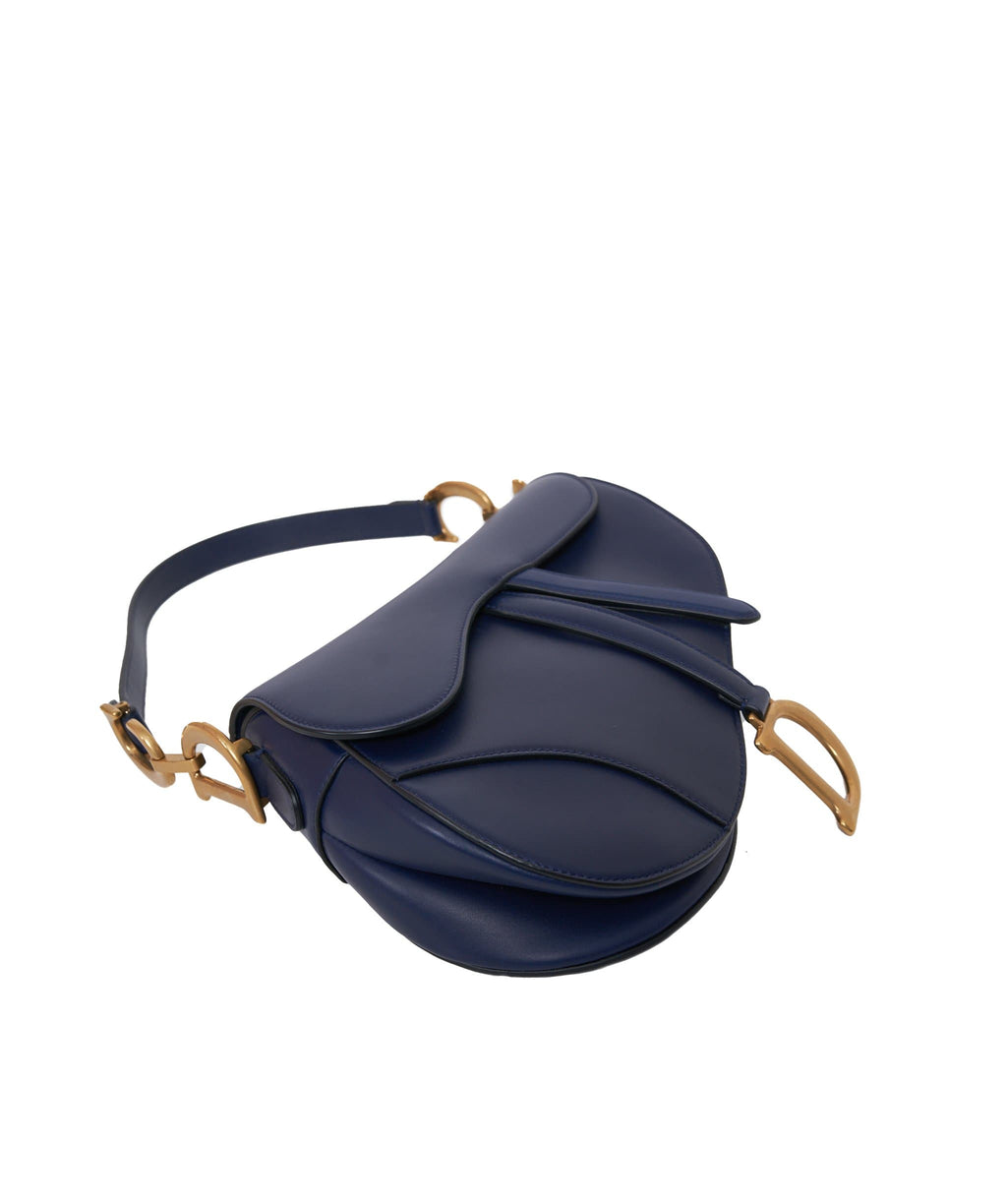 Christian Dior White Leather Mini Saddle Bag – LuxuryPromise
