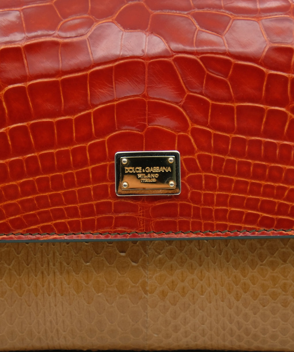 Dolce & Gabbana Crocodile Python Small Miss Sicily Bag RJC1865 –  LuxuryPromise