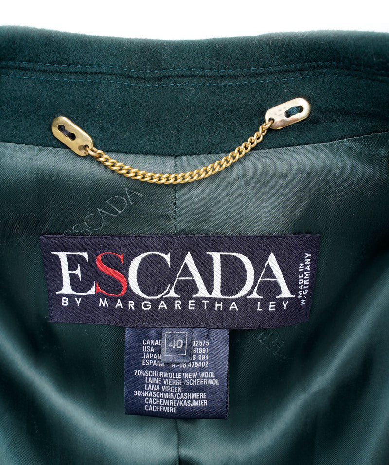 Escada Escada green jacket - AWL4169